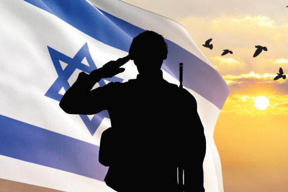 Israeli soldier silhouette