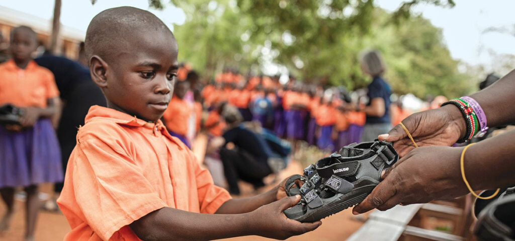 The Shoe that grows distribution Kenya