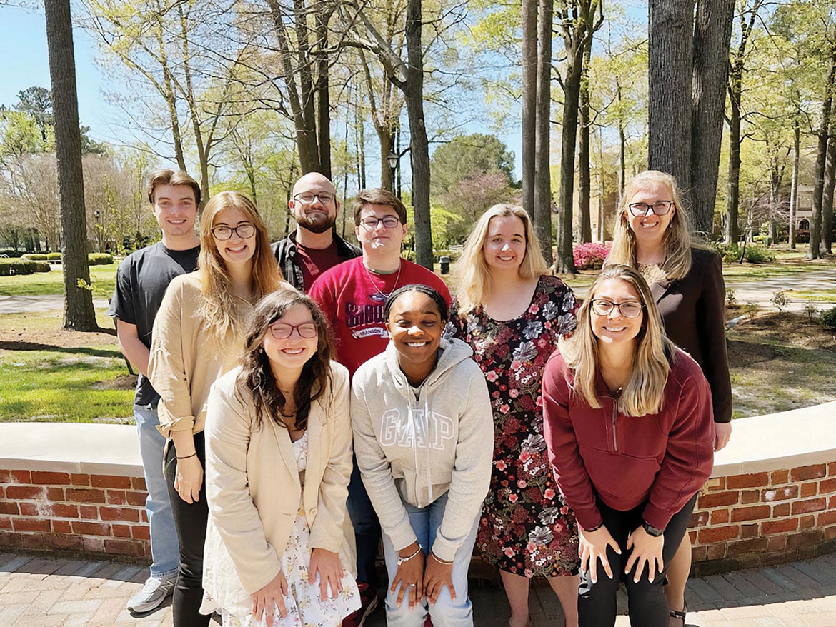 Group of Regent University students