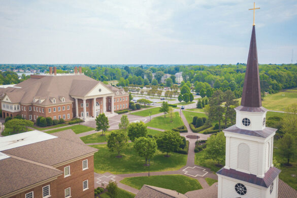 Aerial view Regent university