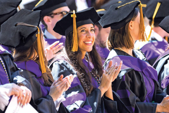 Regent Law students at graduation.